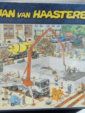 Rare Jan Van Haasteren 1000 Piece Jumbo Puzzle "ALMOST READY?"